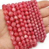 6/8/10MM Rhodonite Natural Stone Spacer Charm Beads