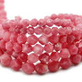 6/8/10MM Rhodonite Natural Stone Spacer Charm Beads
