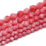 6/8/10MM Rhodonite Natural Stone Spacer Charm Beads