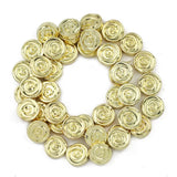 10MM Rose Flower Hematite Stone Beads For Jewelry Making