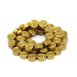 6/8/10MM Hematite Rose Flower Beads for Jewelry Making