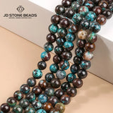 Natural Peru Phoenix Turquoises Stone Beads 6-8-10MM Smooth Spacer 15''