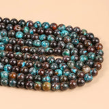 Natural Peru Phoenix Turquoises Stone Beads 6-8-10MM Smooth Spacer 15''