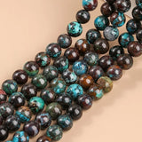 Natural Peru Phoenix Turquoises Stone Beads 6-8-10MM Smooth Spacer 15''