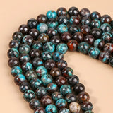 Natural Peru Phoenix Turquoises Stone Beads 6-8-10MM Smooth Spacer 15''