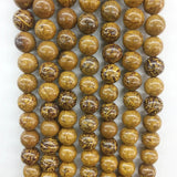 6/8/10MM Natural Stone Rubber Silk Gemstone Bead DIY Accessories