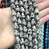 6 8 10MM Natural Stone Water Drop Beads For Jewelry Making DIY