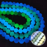 Natural Stone Luminous Glowing Dark Beads for Jewelry Making DIY Bracelet