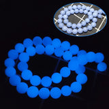 Natural Stone Luminous Glowing Dark Beads for Jewelry Making DIY Bracelet