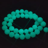 Natural Stone Luminous Glowing Dark Beads for Jewelry Making DIY Bracelet
