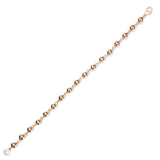 585 Rose Bead Chain Bracelet Lobster Clasp Wedding Jewelry