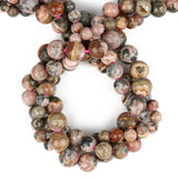 Rhodochrosite Natural Stone Beads 15" for Jewelry Making