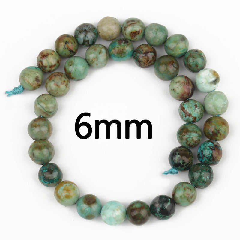 AA Peruvian Phoenix Turquoise Stone Beads 6/8/10mm