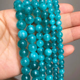 Amazonite Round Stone Beads 15'' For Jewelry DIY