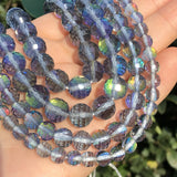Dark Gray MoonStone Crystal Quartz Beads for Jewelry Making