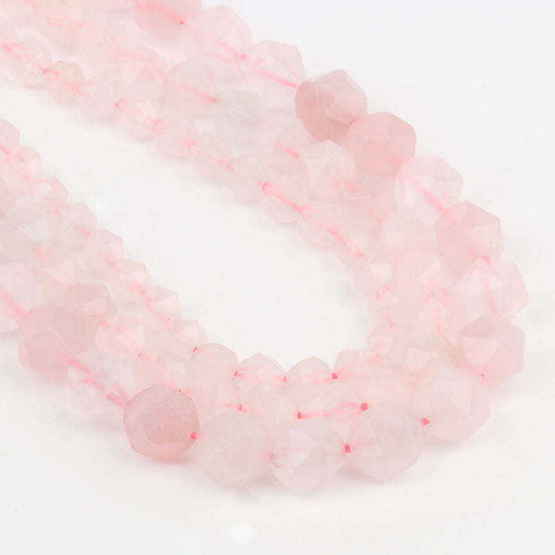 6/8/10mm Faceted Stone Beads Agate Turquoise Citrine Quartz Opal
