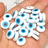 6/8/10mm Evil Eye Lampwork Glass Beads for Jewelry Making