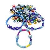 6/8/10mm Evil Eye Lampwork Glass Beads for Jewelry Making