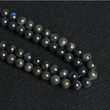 Labradorite Stone Beads 6/8/10mm DIY Jewelry Making Strand 15''