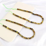 6/8/10mm Green Garnet Stone Beads Jewelry Making DIY 15''