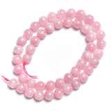 6/8/10mm Rose Quartz Stone Beads Round Loose Crystal for Jewelry Making