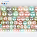Multicolor Pearl Round Spacer Beads 6/8/10mm DIY Jewelry Making Accessories