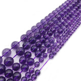 Amethyst Round Spacer Beads for DIY Jewelry Making