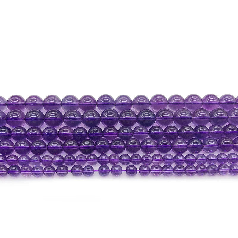 Amethyst Round Spacer Beads for DIY Jewelry Making