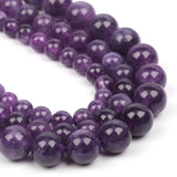 6/8/10mm Amethyst Stone Beads Round Spacer Beads For Jewelry Making