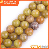 Assorted Stone Round Polished Chakra Beads 15 Inch