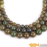 Assorted Stone Round Polished Chakra Beads 15 Inch