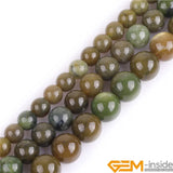 Assorted Stone Round Polished Chakra Beads 15 Inch