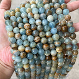6/8/10mm Calcite Stone Beads Jewelry Making Spacer Calcspar Gemstone DIY