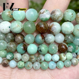Natural Chrysoprase Australian Jades Stone Beads Round Loose Beads