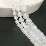 Natural Faceted Agates Loose Beads 15''