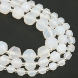 Natural Faceted Agates Loose Beads 15''