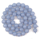 6/8/10mm Angelite Stone Beads Round Smooth Loose Beads
