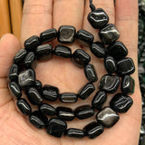 Perilla Pyroxene Stone Beads 15'' Faceted Square DIY Loose Beads