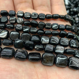 Perilla Pyroxene Stone Beads 15'' Faceted Square DIY Loose Beads
