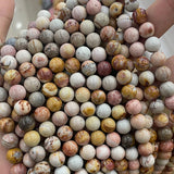 6/8/10mm South African Agate Beads for Jewelry Making DIY