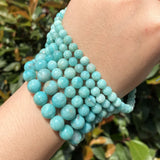6/8/10mm Amazonite Stone Beads Round Spacer Loose Beads