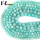 6/8/10mm Amazonite Stone Beads Round Spacer Loose Beads