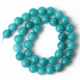 6/8/10mm Natural Stone Beads Jade Round Loose Beads for Jewelry Making 15''
