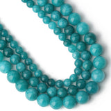 6/8/10mm Natural Stone Beads Jade Round Loose Beads for Jewelry Making 15''