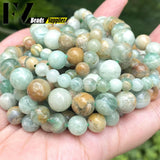 Green Amazonite Gemstone Round Beads 15''