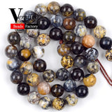 Natural Ocean Agates Round Beads 6/8/10mm