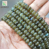 Labradorite Natural Stone Spacer Beads 15''