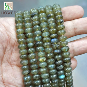 Labradorite Natural Stone Spacer Beads 15''