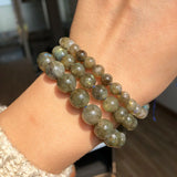 6 8 10mm Green Labradorite Round Beads 15''Inches