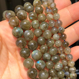 6 8 10mm Green Labradorite Round Beads 15''Inches